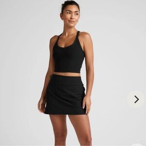 LIKE NEW! Beyond Yoga Black Charcoal and Skort